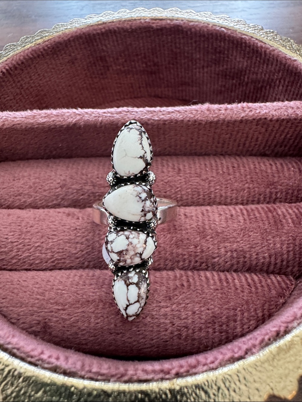 Sterling silver 925 Wild Horse Crawler Ring
